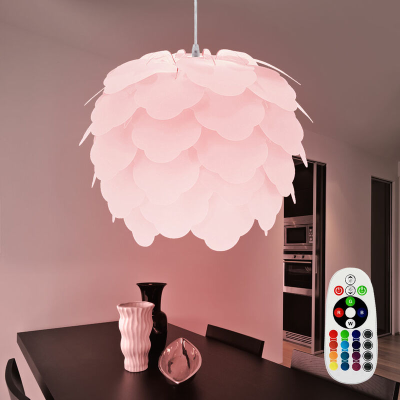 

7 vatios RGB LED colgante de luz de color cambiante lámpara colgante iluminación de techo
