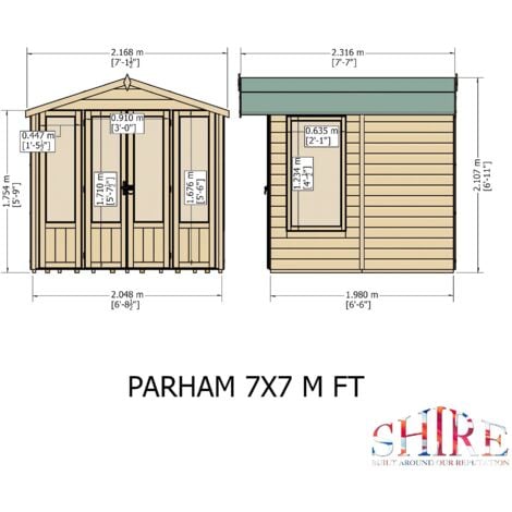 7 x 7 Parham Summerhouse