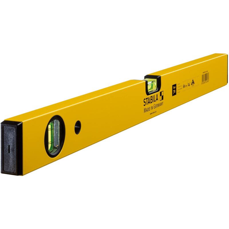 Stabila - 70-60 Single Plumb Spirit Level 2 Vial 60cm STB7060