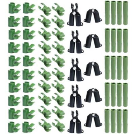 70 adjustable plastic connectors for plant trellises - 11 mm