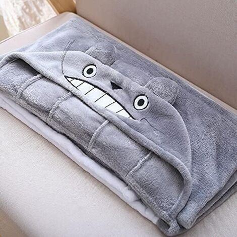 70 x 145 cm Mein Nachbar Totoro Anime Cosplay Kawaii Cartoon Tierdecke Schlafcape Plüschtier Puppe Geschenk für Kinder