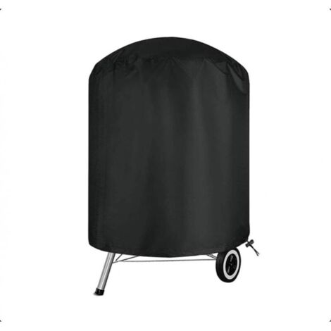 70 x 70 cm Housse pour Barbecue imperméable et coupe vent, Tissu Oxford 210D résistant aux intempéries et à la poussière, Protection UV, Noir, , Accessoire pour Barbecue