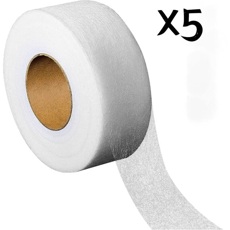 70 Yards Bande Thermocollante Ourlet Ruban Thermocollant Lavable Aucune Couture pour Vêtements Rideaux Ourlets de Jeans Pantalons Robes (40 mm de
