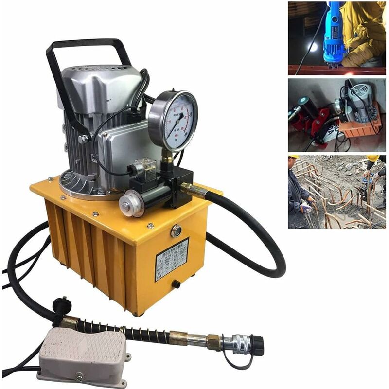 Gojoy - 700 Bar électrique hydraulique pompe avec pédale solénoïde valve Acting hydraulique groupe électrogène électrique hydraulique pompe