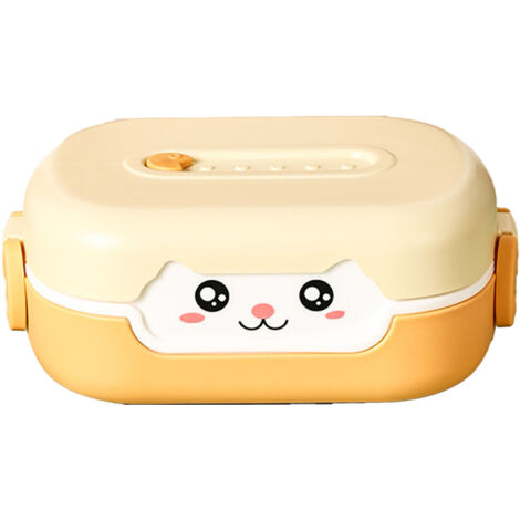 700 ml mikrowellengeeignete, isolierte Lunchbox für Kinder – Cartoon-Behälter für Picknicks und Schule