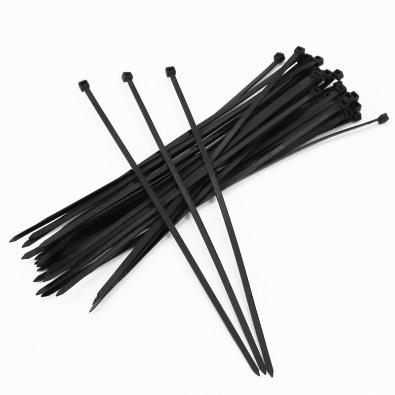 Aquagart - 700 serre-câbles 300 mm x 4,8 mm pour filet d'ombrage, brise-vue pour clôture, bâche de tennis, clôture de chantier