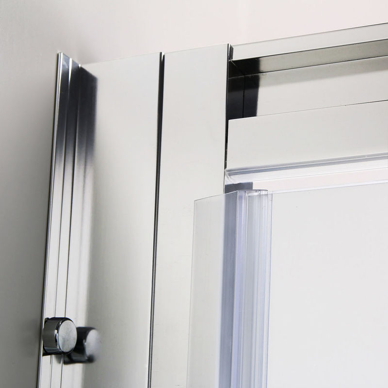 700 X 700 Mm Pivot Hinge Shower Enclosure 6mm Safety Glass Shower Screen Reversible Cubicle Door With Side Panel Set