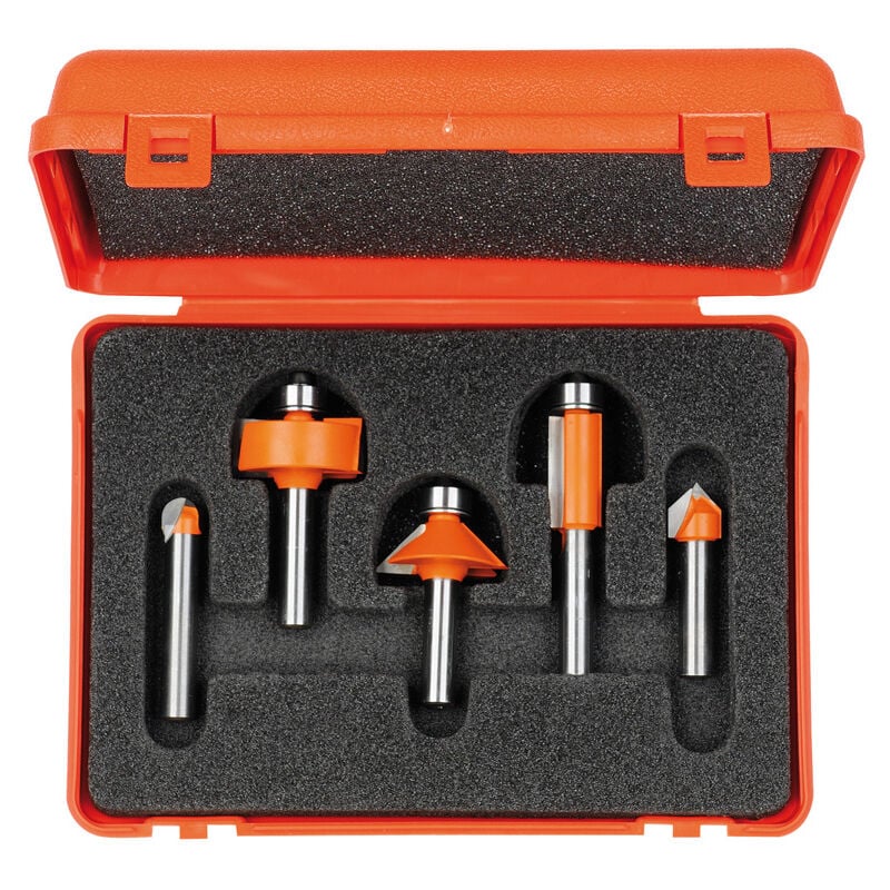 CMT - 700.005.02 coffret 5 fraises profilees hm dr S=6