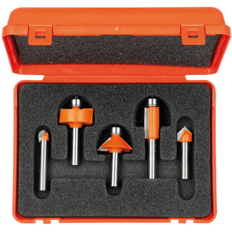 700.005.02 Set con 5 frese profilate