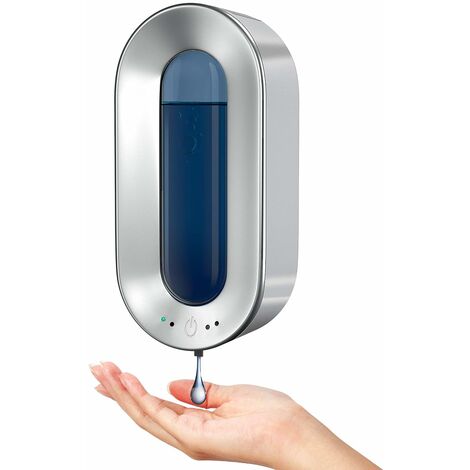 Sensor Soap Dispenser 2 Pieces Infrared Hand Dispensador De Jabon Automatico  Touchless Refills Abs Stainless Steel 