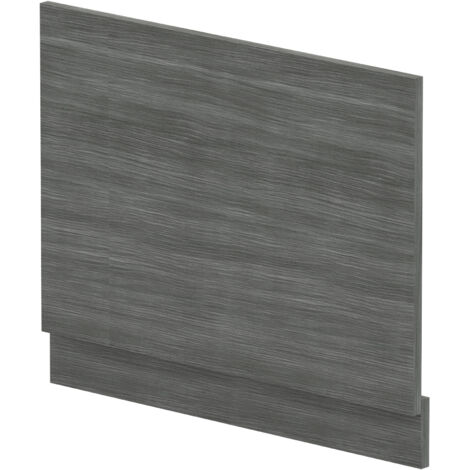 700mm Bath MFC End Panel & Plinth - Woodgrain Anthracite