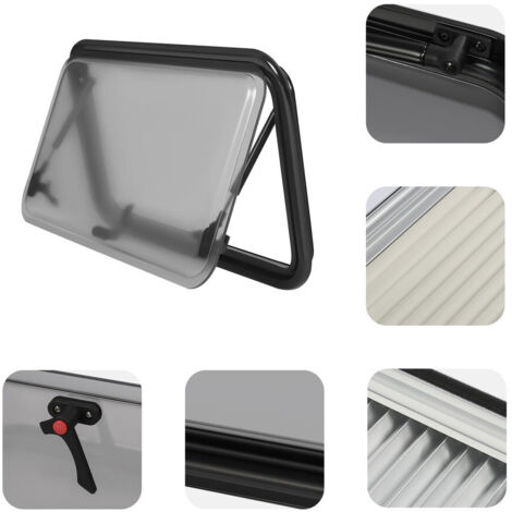 700x400mm Fenêtre à projection+rouleau Camping-car Fenêtre Camper Fenêtre latérale Caravane
