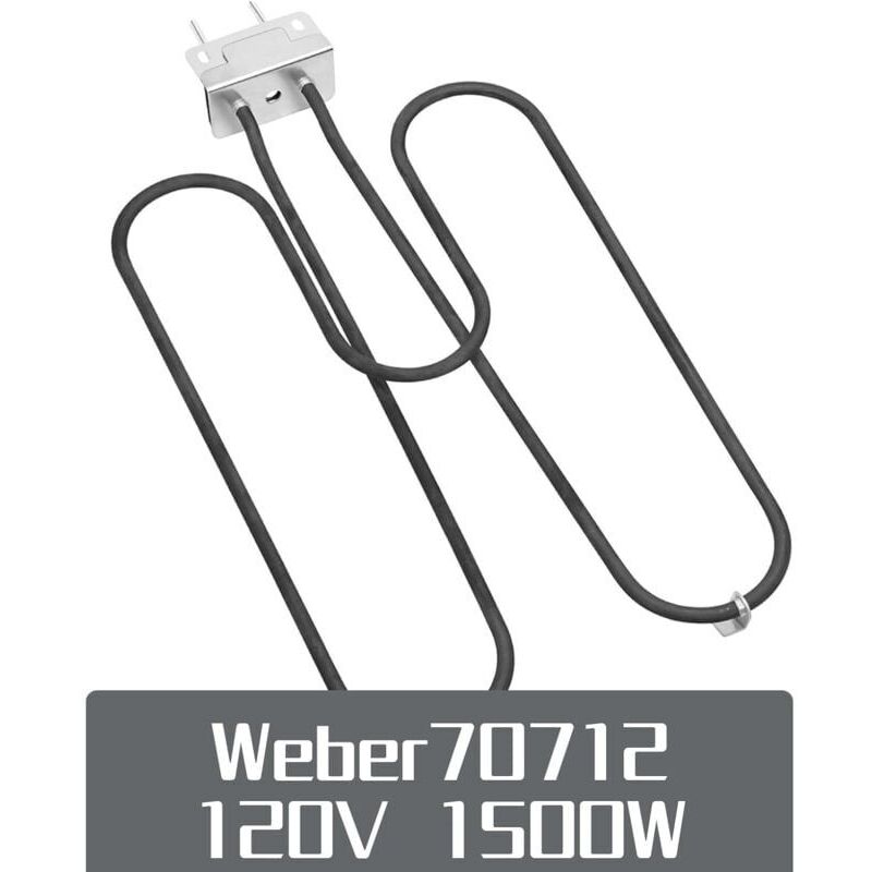 70127 ÉLéMents Chauffants pour Barbecue Compatible avec Weber Q2400 Q240 55020001 Gril,230V,2200W