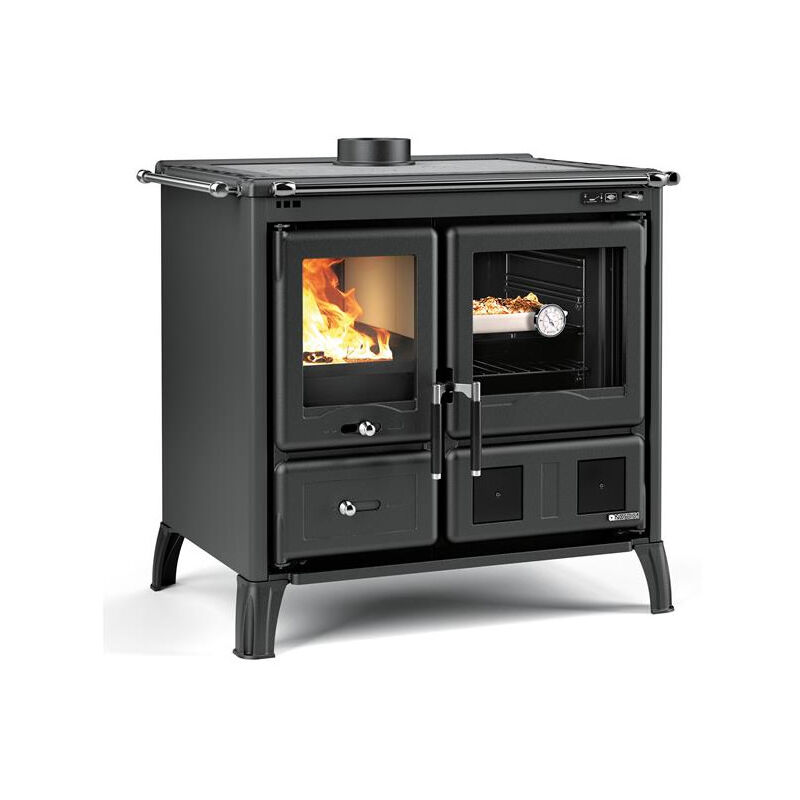 Cuisinière à bois La Nordica Gardenia 5.0 Steel 9.5 kW