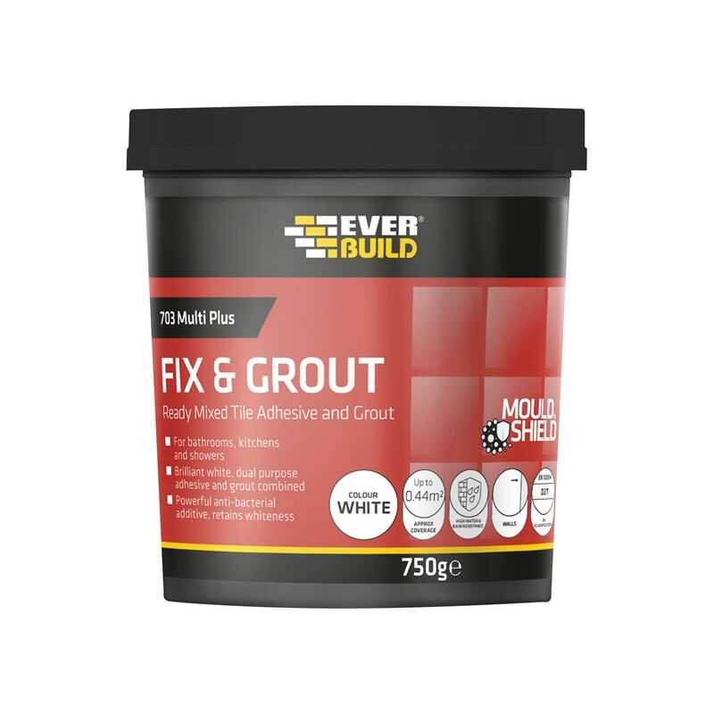 FIX02 703 Fix & Grout Tile Adhesive 3.75kg EVBFIX02 - Everbuild