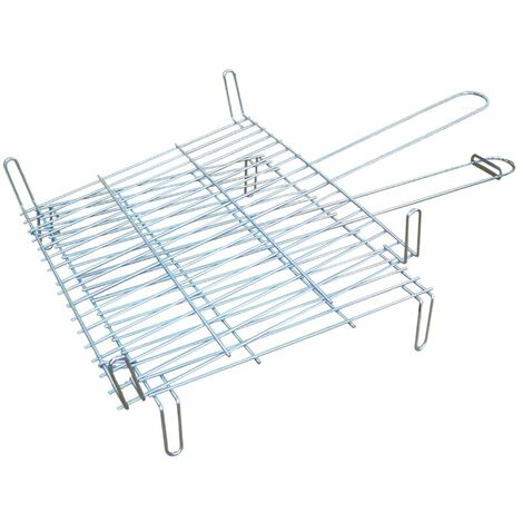 70830 Parrilla cincada doble 30x30 cm