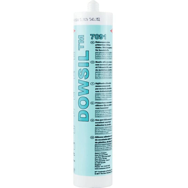 Mm_unverified_brand - Dow Corning 7091 Silicon Sealant Black 310ml - Black