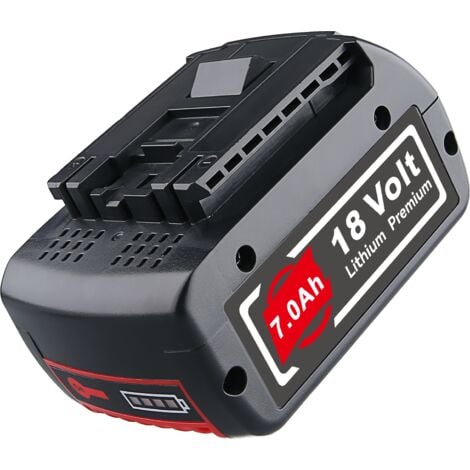 PDSTATION 7.0Ah Akku für Bosch 18V Professional GBA GSR GSB BAT618 BAT609 622 BAT610G BAT611 BAT612 BAT618 BAT618G BAT619 BAT619G CCS180B 2607336169 NEU