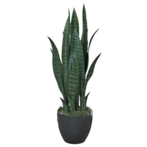 70cm Artificial Sansevieria Dark Green