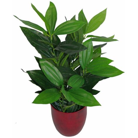 70cm Leaf Design UK Realistic Large Artificial Foliage Plant with Pot