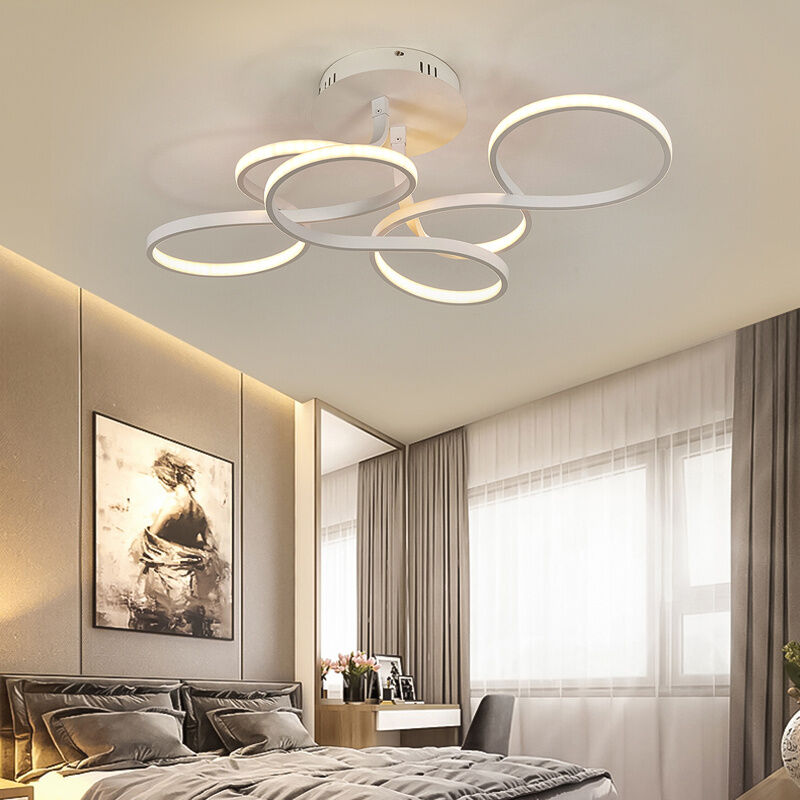 70CM Modern LED Chandelier Ceiling Light , Cool White