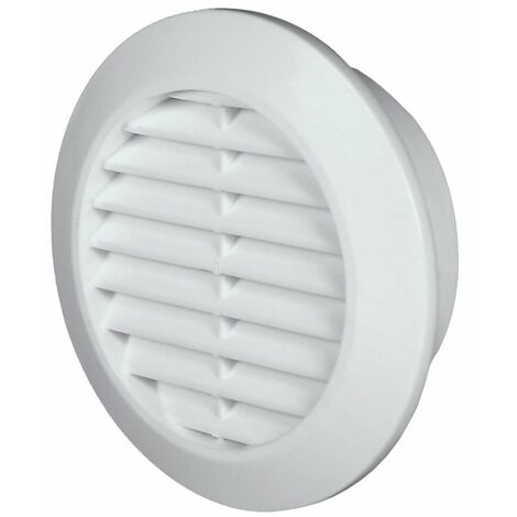 70mm diamètre trou blanc porte ronde air évent grille boiserie meubles - White