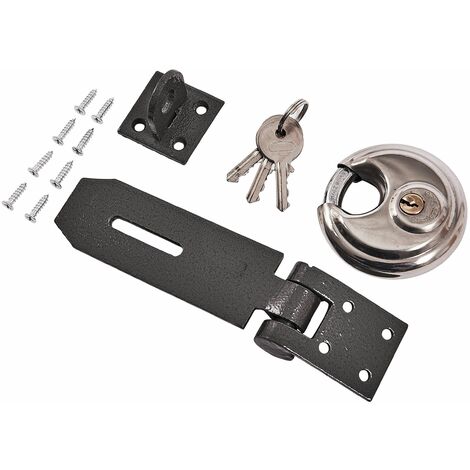 70mm Disc Padlock With Hasp - T2150