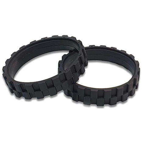 CSPARKV （70x15mm）2 pieces TIRES Wheels for IROBOT ROOMBA S9 S9+ series (Pack 2 units) Made in Spain Non-slip, exceptional grip and Easy Assembly