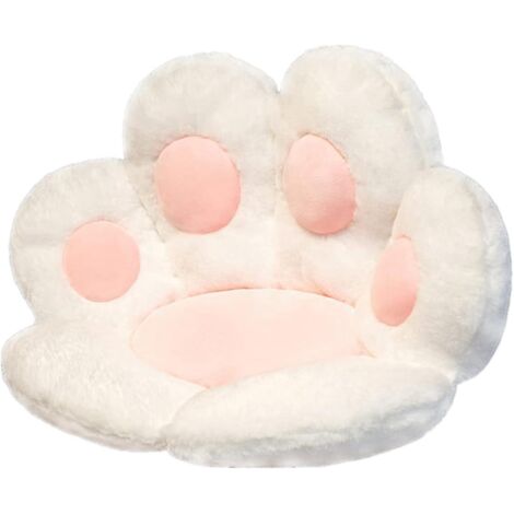 (70x70cm, Blanc)coussin,coussin Pour Pattes De Chat,coussin De Sige Mignon Coussin Pour Chaise Canap Paresseux Dcoration Extrieure Plancher Chaud
