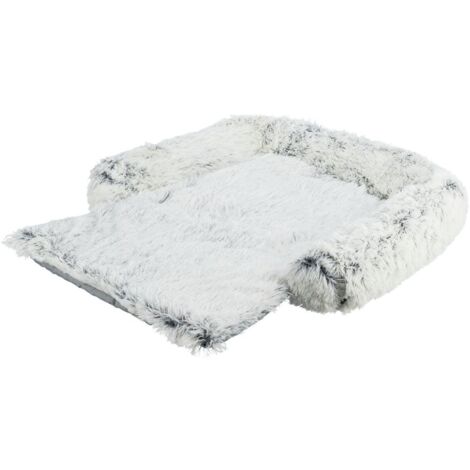 70x90cm: Harvey divano con coperta bianco-nero