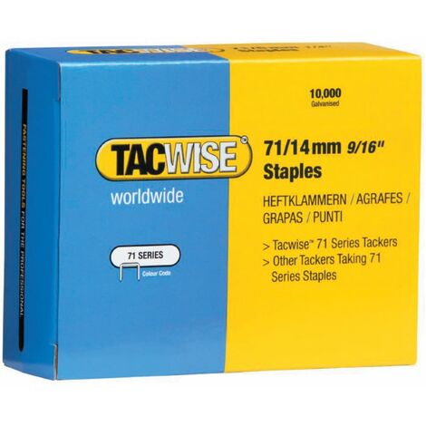 8mm Staples Pack of 1000 Arrow T20 5//16/"