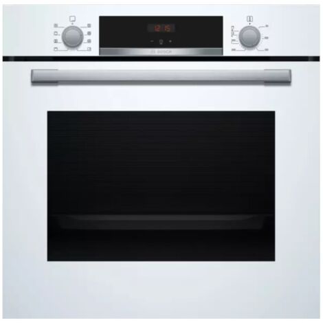 71 liter, 60 cm einbau-multifunktionsbackofen mit ecoclean-beschichtung, weiß - Bosch - HBA553BV3F