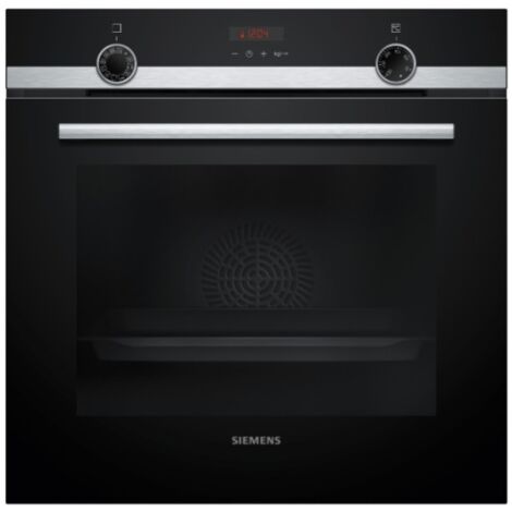 71 liter, 60 cm, schwarzer multifunktions-einbaubackofen - Siemens - HB574ABR3F