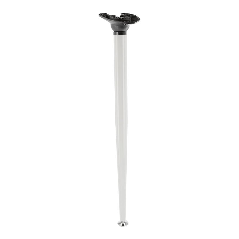 GTV - 710mm Angle Folding Table Leg Breakfast Bar Support 40mm Diameter - Pack of 4 - Colour White