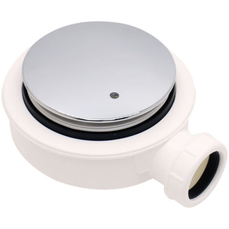 71817301 718173 7181730 Desagüe de ducha Desagüe de bañera Desagüe de lavabo Desagüe de baño de plástico moderno con anillo de acero inoxidable