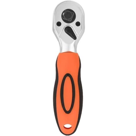 72-Tooth Ratchet Wrench with Quick-Release Sockets (1/4", 3/8", 1/2"), Ratchet Wrench, Rod, Screwdriver Bit, Repair Tool