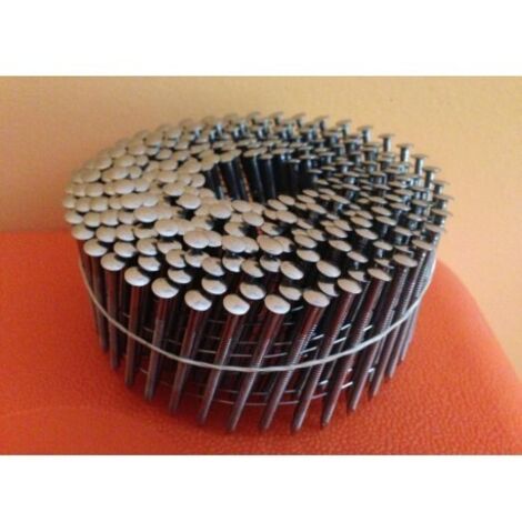7200 CLOUS ROULEAUX PLATS 15/16° 2.3 x 45 crantés Inox A4 Bombée liaison fil