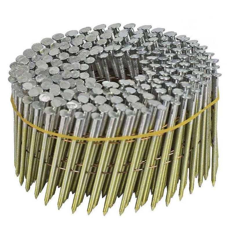 7200 Pointes en rouleau 70 x 2.5 mm 16° Norfix NFX11357 plat zingué bichromaté 13µ annelées liaison fil cuivré