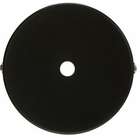 723420 lampada a baldacchino, metallo, nero