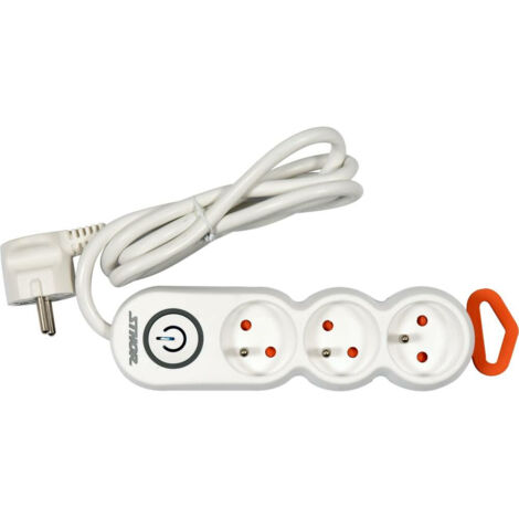 72350 - Multiprise avec interrupteur, 3 prises, 1.5 m