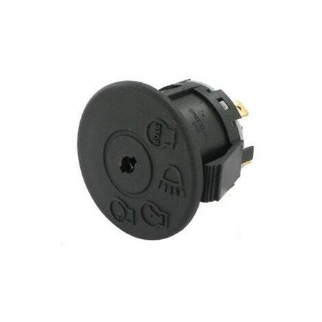 7251741 – Contacteur à clé 7 bornes pour tondeuse autoportée – Fixation par clips – Compatible avec MTD JG155H, RS125/96B, Silver 105H
