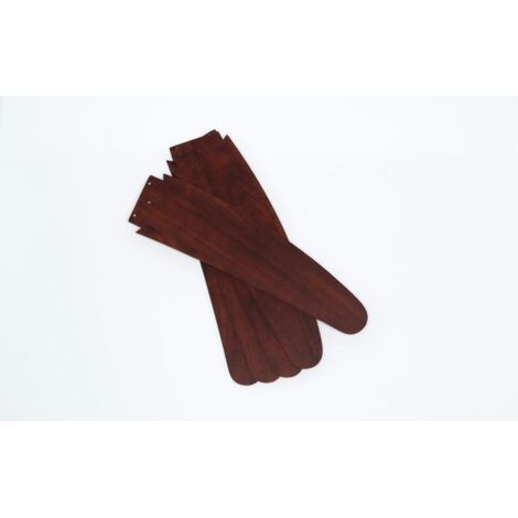 72564 Bendan One-Light 132 cm ventilatore a soffitto per interni a cinque pale, finitura in peltro nero con vetro opalino effetto ghiaccio