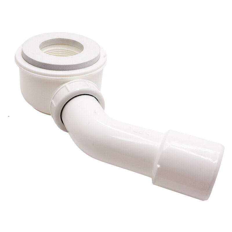 Sjqka - 726220001 Connettore flessibile per wc, scarico per vasca da bagno in plastica con tubo flessibile