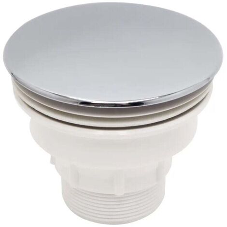 726240001 Cover ABS chromed Flexible shower Drain de sol in white plastic pour salle de bain MUMU