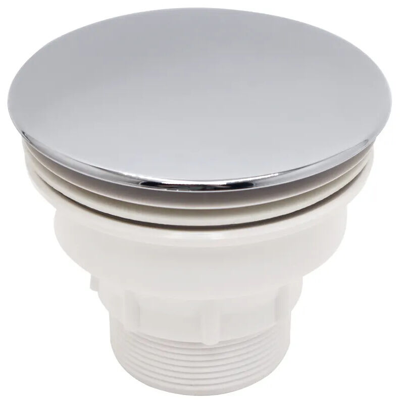 Sjqka - 726240001 Cover abs cromato Douche flessibile Drain de sol en plastica bianca pour salle de bain