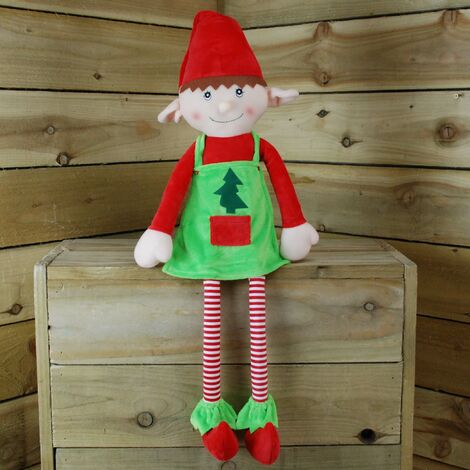 72cm Christmas Dangly Leg Male Elf Decoration