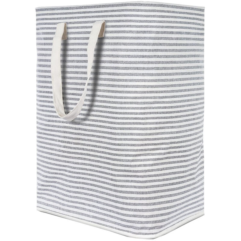 72L Grand Organiser Paniers pour Vêtements Stockage, Cordon Paniers à Linge, Pliable Sac à Linge