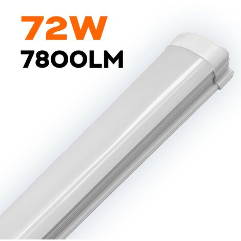 72W 7800LM 120CM IMPERMEABLE IP65 BLANCO FRÍO TIRA DE LUZ LED