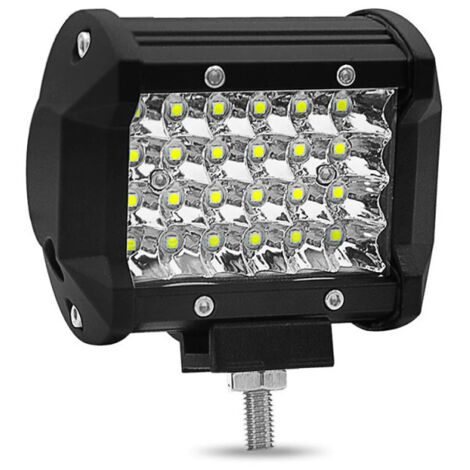 Универсален 72W Лед LED Халоген Фар Работна Лампа 12V - 24V с Насочена Spot Светлина за автомобил офроуд бус ван камион