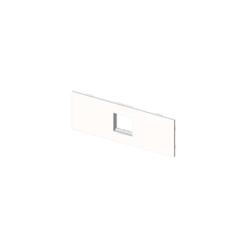 

73 Placa 1 mec. Mosaic blanco RAL9010 U24X 73656-2 - Unex